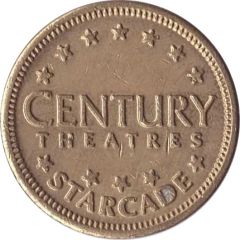 Game Token - Century Theatres Starcade