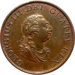 1/2 Penny - George III 3rd issue
