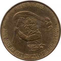 Token - Total Musee du Louvre - Napoléon Bonaparte au Pont D`Arcole 1796