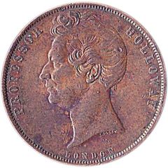 1 Penny - Professor Holloway London, England