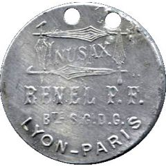 16,50 Francs - Inusax Revel P.F - Lyon-Paris