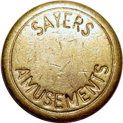 Token - Sayers Amusements
