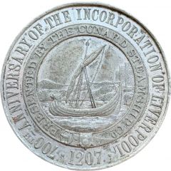 Medal - Edward VII Liverpool 700 Years