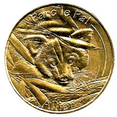 Monnaie de Paris Tourist Token - Allier Parc le Pal - Le panda roux