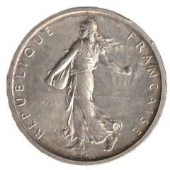 5 francs Semeuse Essai Argent petit 5