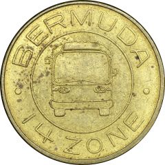 Bus Token Bermuda, 14 Zone