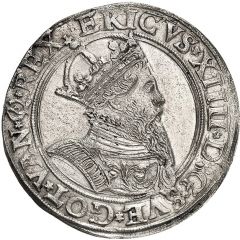 1 Mark - Erik XIV Arms type II, legend type II