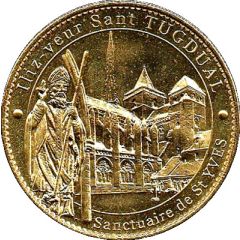 Token - Arthus Bertrand - Cathédrales et sanctuaires de France Tréguier - Sanctuaire de St Yves