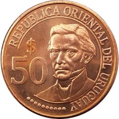 50 Pesos Uruguayos Independence