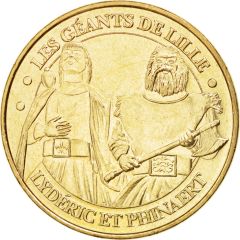 Monnaie de Paris Tourist Token - Les Géants de Lille Lydéric et Phinaert