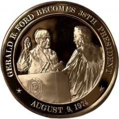 Medal - History of the United States Gerald R. Ford Becomes 38th President