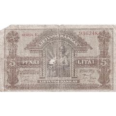 5 Litai red serial