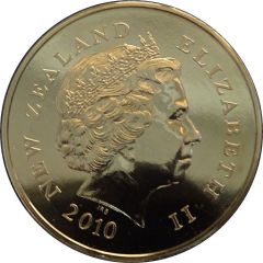 5 Dollars - Elizabeth II 4th Portrait, Maui`s Dolphin