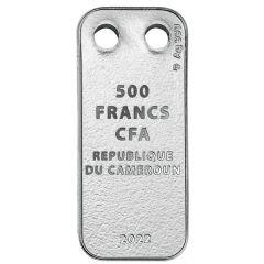 500 Francs Amber pendant