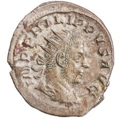 Antoninianus - Philippus I AEQVITAS AVGG, Aequitas