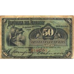 50 Centavos Fuertes Oficina de Cambios