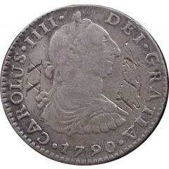 1 Real - Carlos IV Numeral IIII, Carlos III portrait