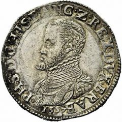 1 Daalder - Philip II Bust left, PHS, ANG