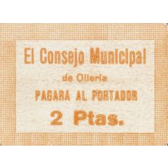 2 Pesetas Ollería