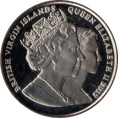1 Dollar - Elizabeth II Dressage, Double Portrait