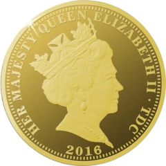 1 Crown - Elizabeth II 90th Birthday - Gold