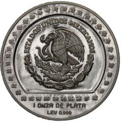 5 Nuevos Pesos Xochipilli - 1 oz Silver Bullion