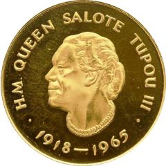 75 Pa`anga Queen Salote Tupou III