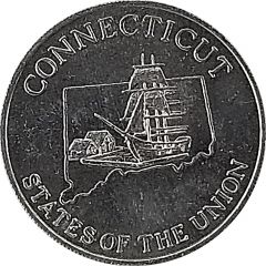 Token - Shell’s States of the Union Coin Game, Version 2 Connecticut / Ohio