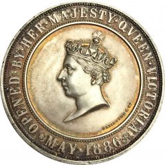Medal - Victoria International exhibition of navigation, traveling, commerce and manufactures