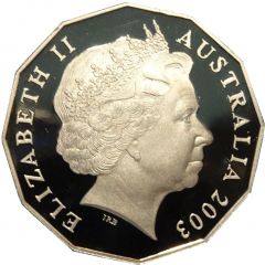 50 Cents - Elizabeth II 4th Portrait - Volunteers