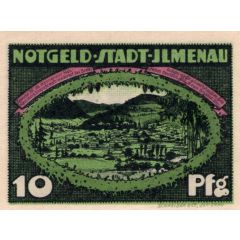 10 Pfennig green issue