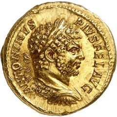 Aureus - Caracalla VICTORIA GERMANICA, Victory