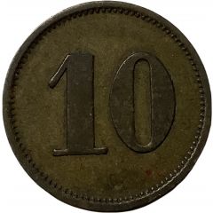 10 Pfennig Werth-Marke