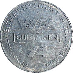 Medal - World Cup 1974 Bulgaria