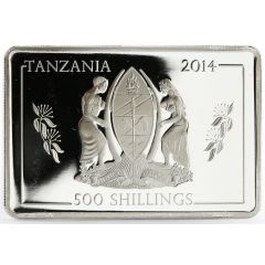 500 Shillings USS Blue Ridge