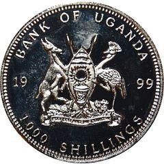 1000 Shillings 50 Euro cent Belgium