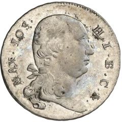 6 Kreuzers - Maximilian IV Joseph Kreuzers Landmünze