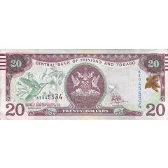 20 Dollars With black bars