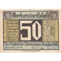 50 Pfennig Kreissparkasse