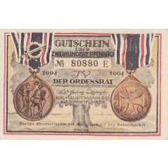 200 Pfennig Ordensrat im Verband nationalgesinnter Soldaten