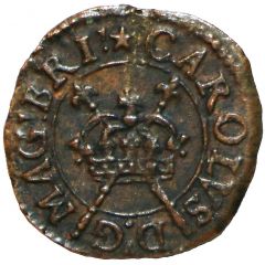 1 Farthing - Charles I Rose issue, type 3