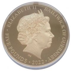 5 Pounds - Elizabeth II Platinum Jubilee, Gold Proof
