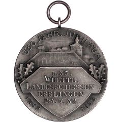 35th Württemberg State Shooting Competition for the 550th anniversary of Esslingen