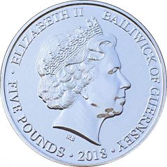 5 Pounds - Elizabeth II 65th Coronation Anniversary