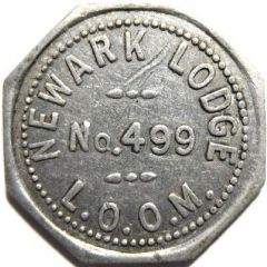 5 Cents - Loyal Order of Moose L.O.O.M. Newark No.499