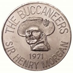 Mardi Gras Token - The Buccaneers Sir Henry Morgan, Lake Charles, Louisiana