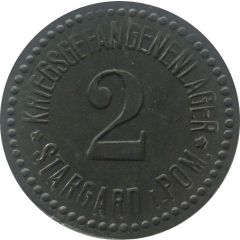 2 Pfennig - Stargard in Pommern Kriegsgefangenenlager