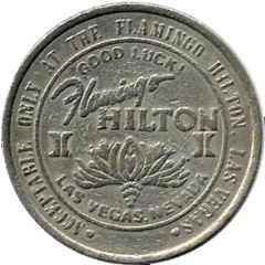 1 Dollar Gaming Token - Flamingo Hilton Las Vegas