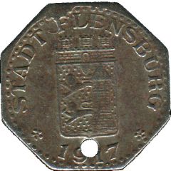 5 Pfennig - Flensburg