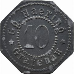 10 Pfennig - Grafenau Gg. Haering